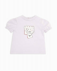 Armani - Baby Girl Ruffle Sleeve T-shirt