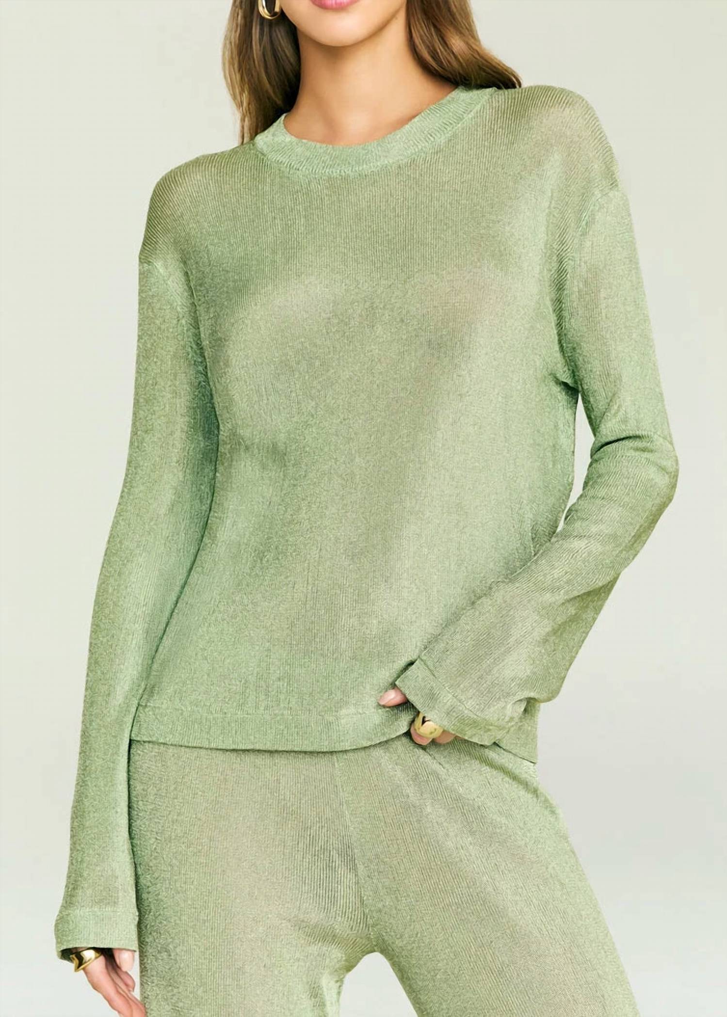 Ser.O.Ya - Hana Metallic Knit Top