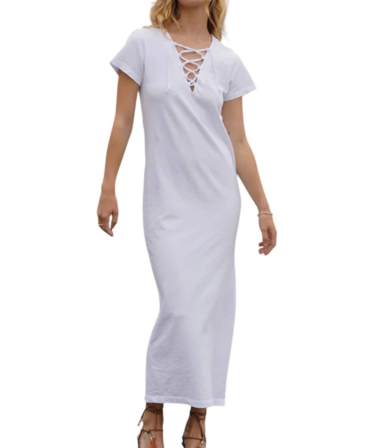 Lna - Bel Aire Lace Up Dress