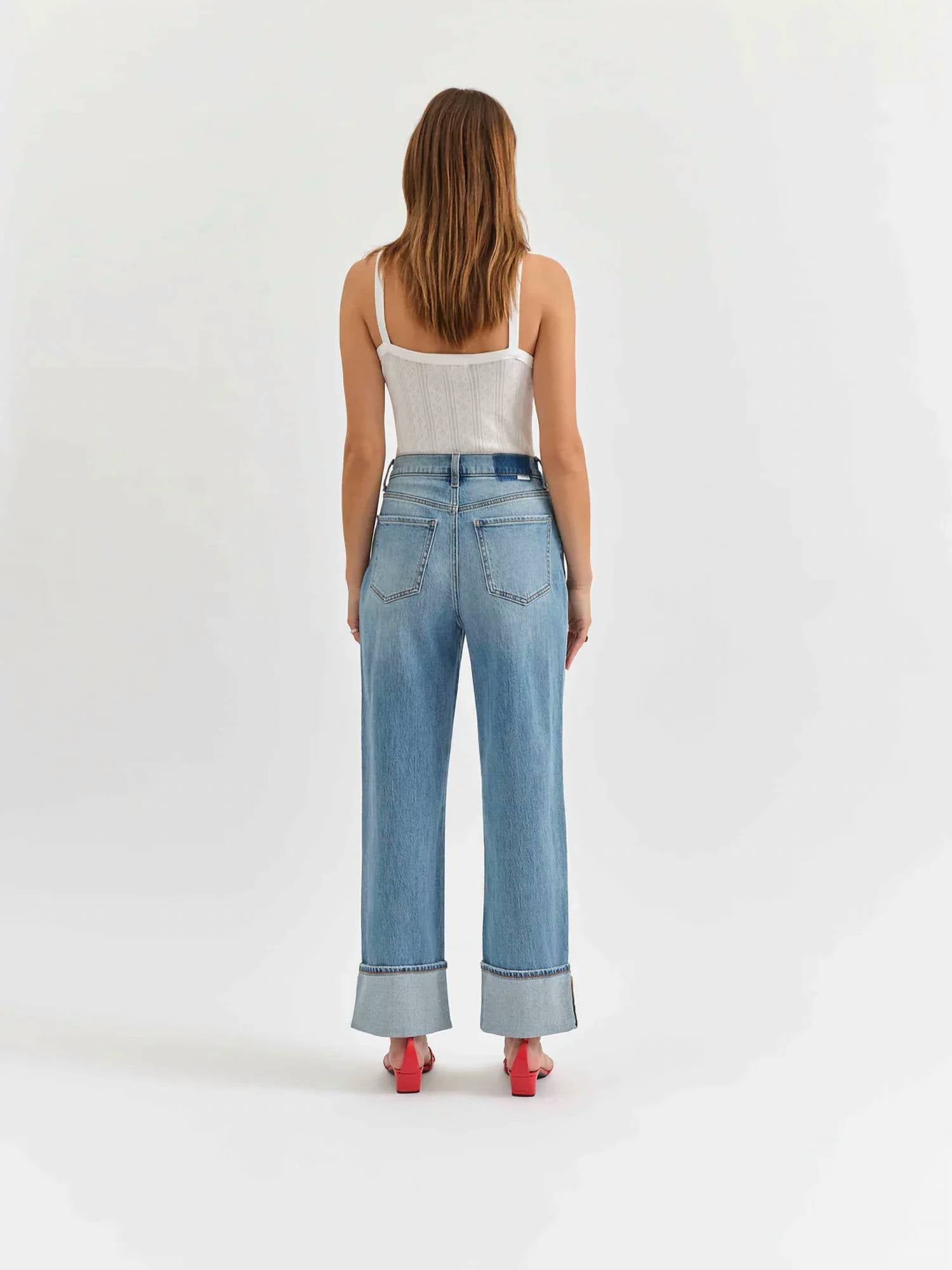 Daze - Eastside Loose Cuff Jeans