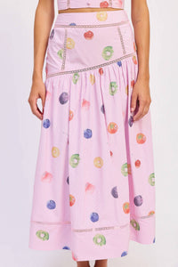 En Saison - Fruit Medley Midi Skirt