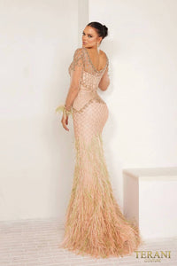Terani Couture - Sophisticated Evening Prom Long Formal Tulle Dress