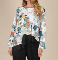 Inoah - Abstract Ease Dolman Pullover