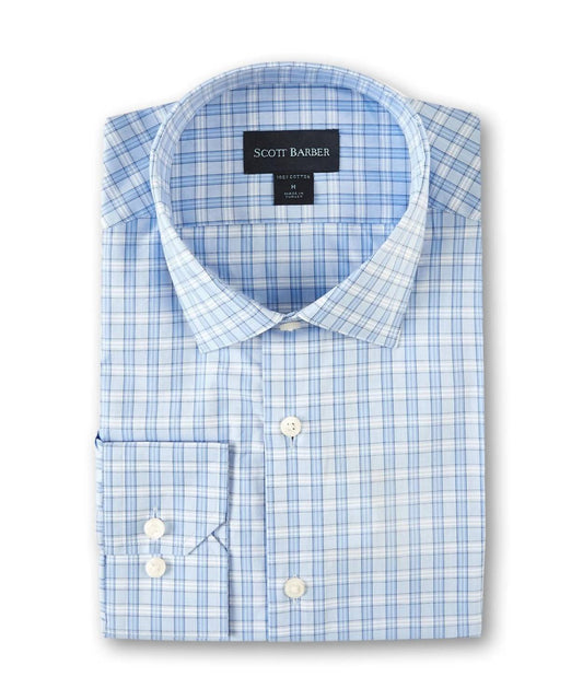 Scott Barber - Men's Cotton Check Shirt