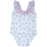 Lullaby Set Girls Pastel Pinwheel Swimsuit in pink - kids' item