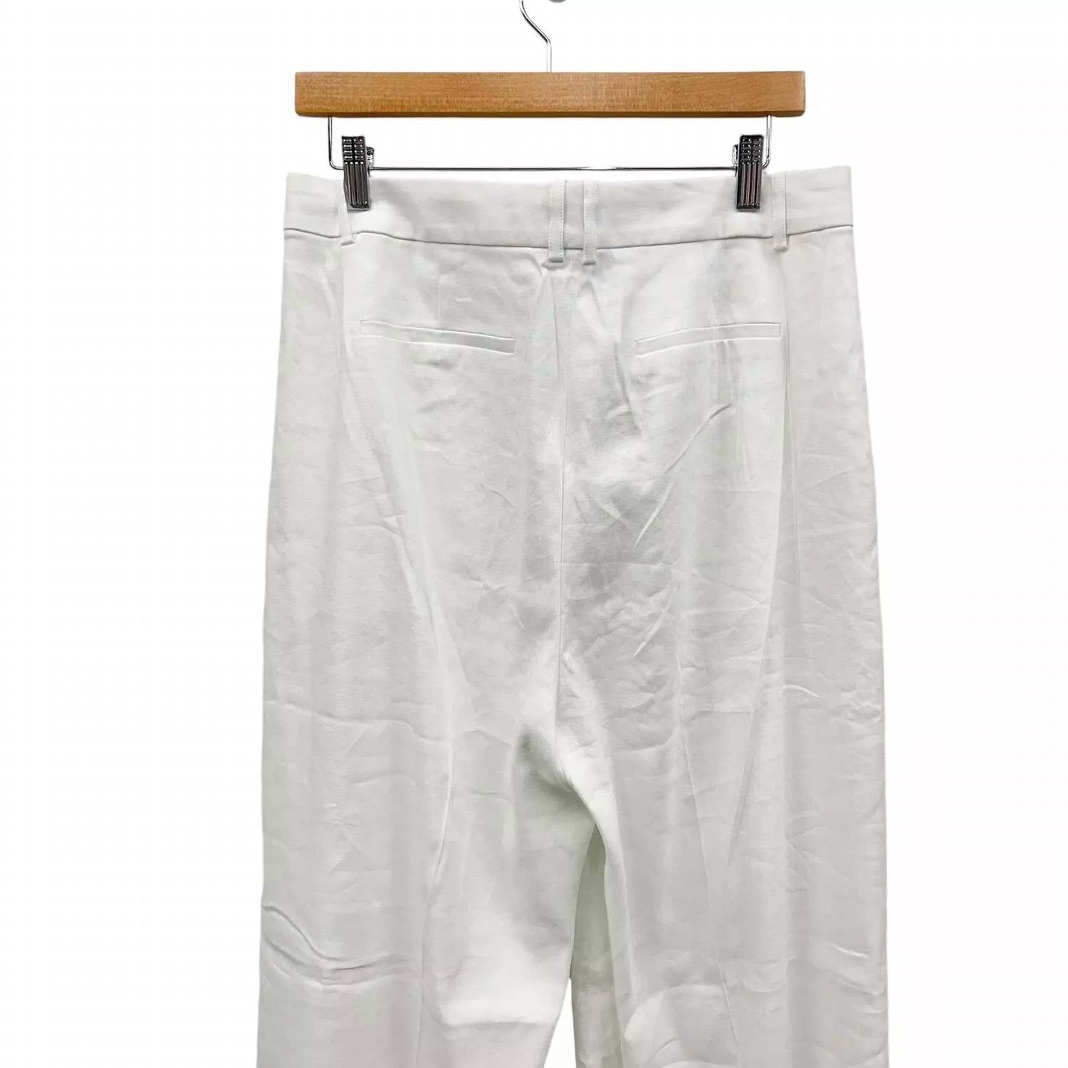 J.Crew - Linen-blend Wide-leg Pleated Trouser Pant