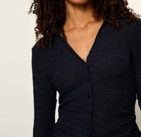 Sanctuary - Juno Textured Button Front Blouse