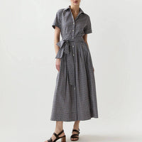 Ann Mashburn - Short Sleeve Classic Shirtwaist Dress