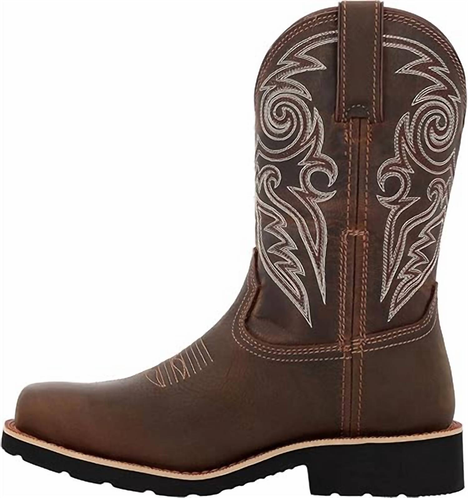 Rocky Women's Monocrepe Steel Toe Western Boot in brown - women's shoe