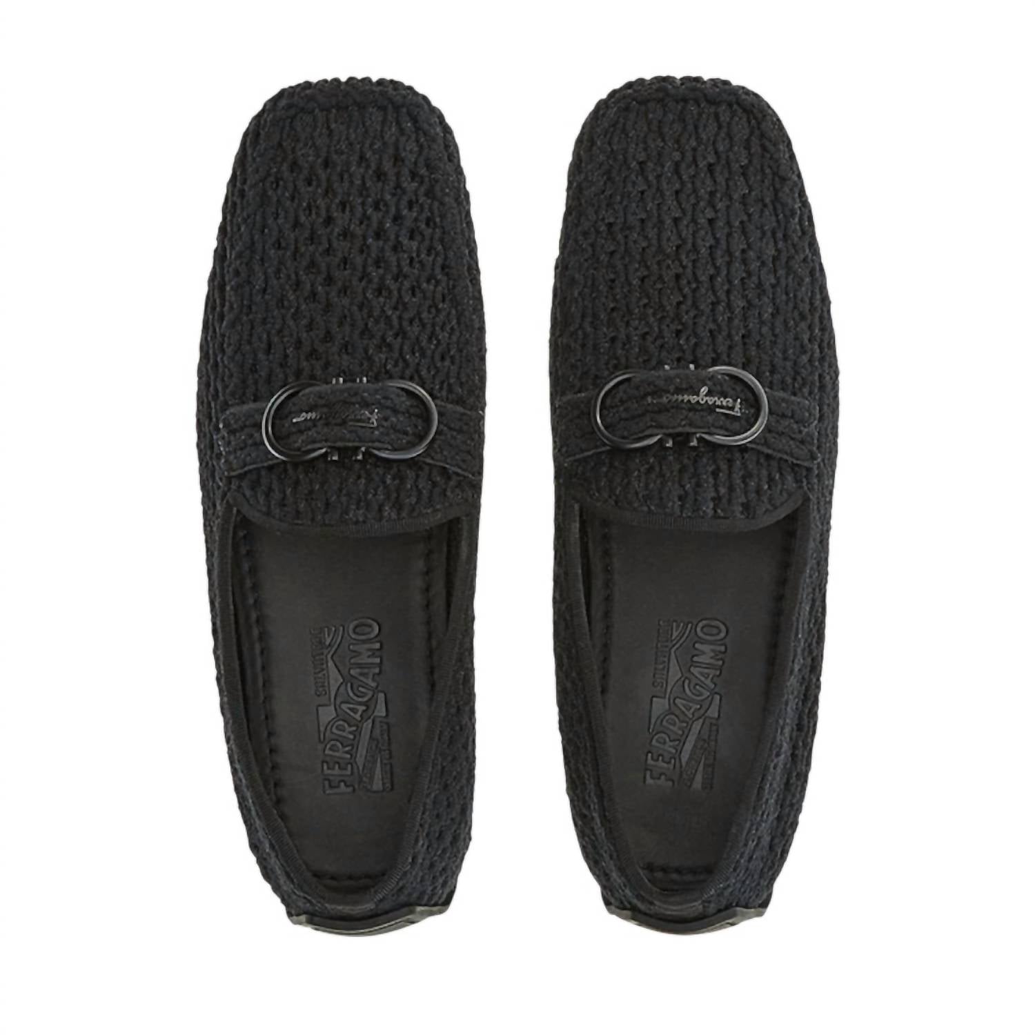 Salvatore Ferragamo - Men's Driver Gancini Crochet Loafer