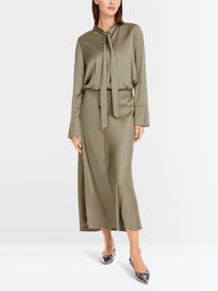 Marc Cain - Calf Length Tie Neck Dress