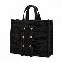 Elektra'S Workshop - Women's Handmade Tassel Tote Bag