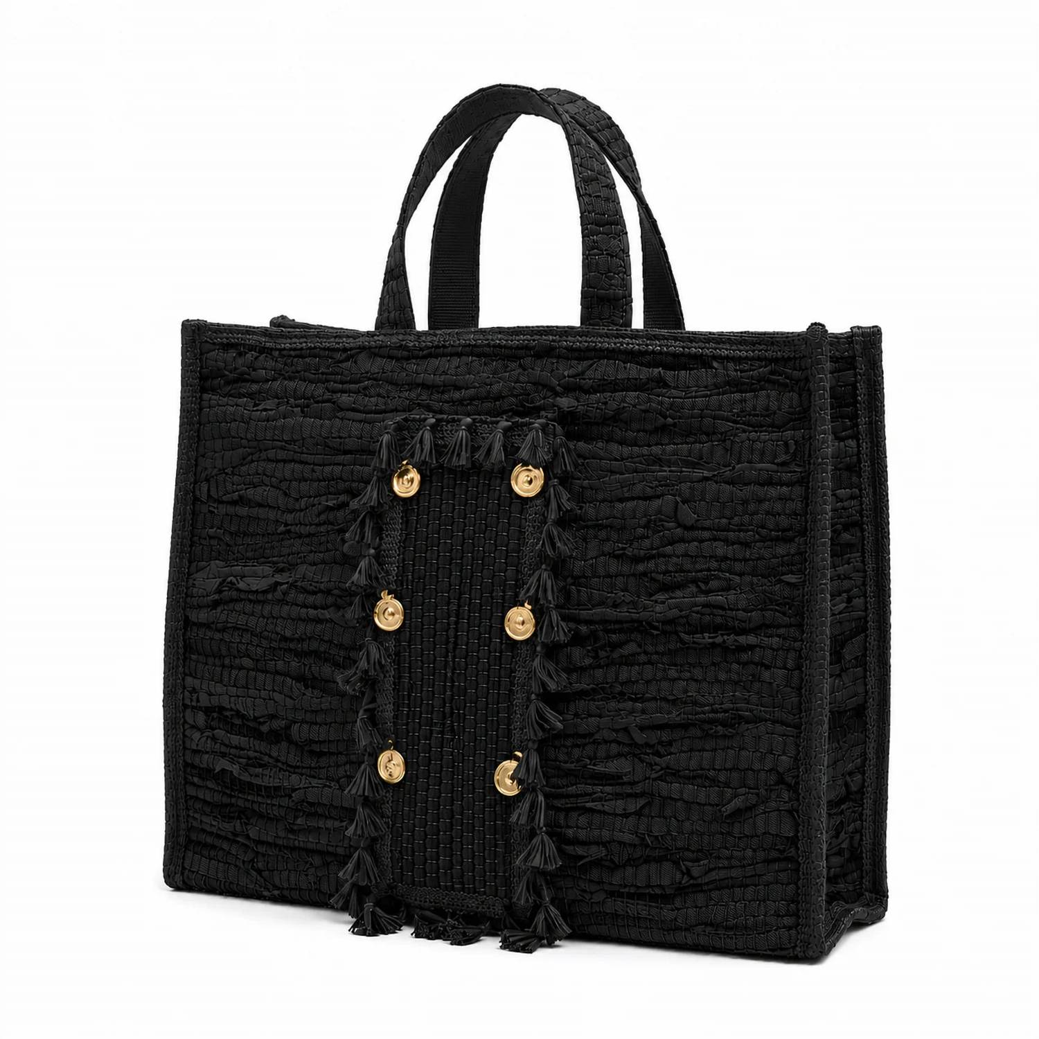 Elektra'S Workshop - Women's Handmade Tassel Tote Bag
