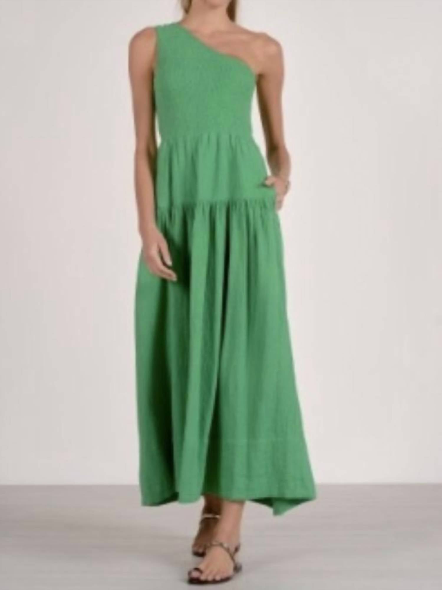 Elan - One Shoulder maxi Dress
