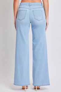 Ymi - Junior Low Rise Wide Leg Jeans