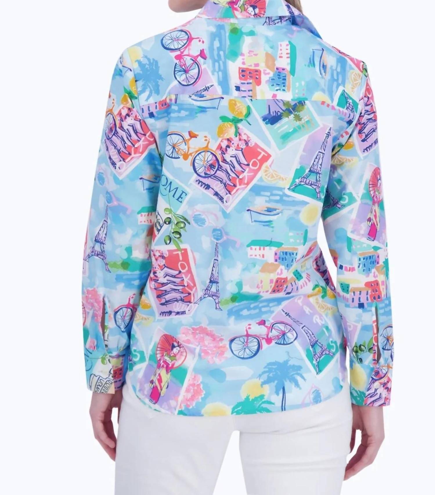 Foxcroft - Meghan Long Sleeve Shirt