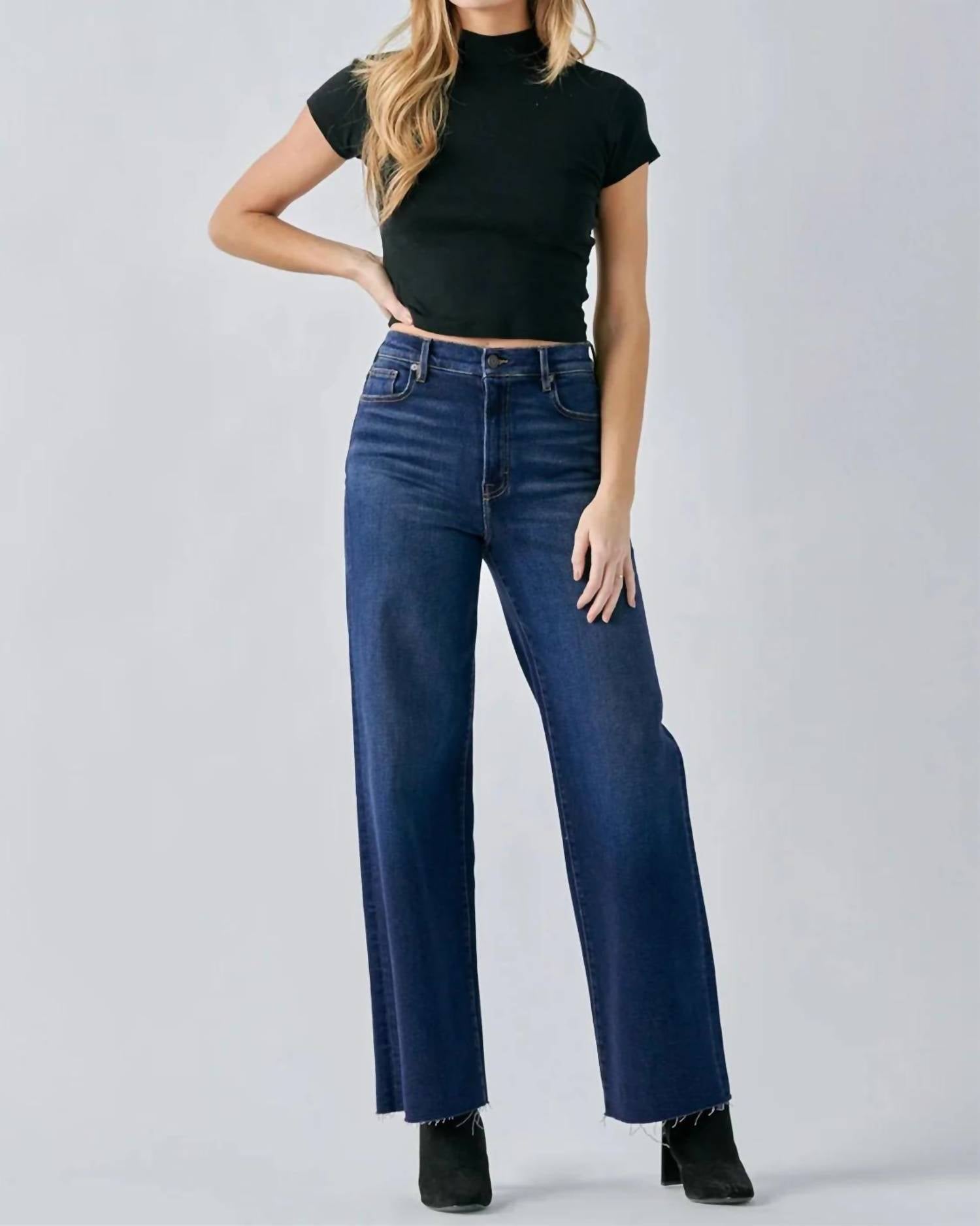 Hidden - Logan High Rise Denim Dad Jeans