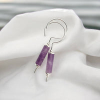 Bijou By Sam - Women's Tube Drop Threader Earrings