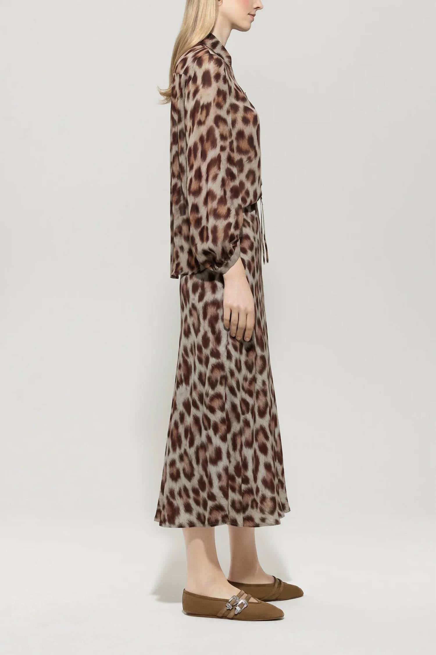 Luisa Cerano - Animal Print Shirt Blouse