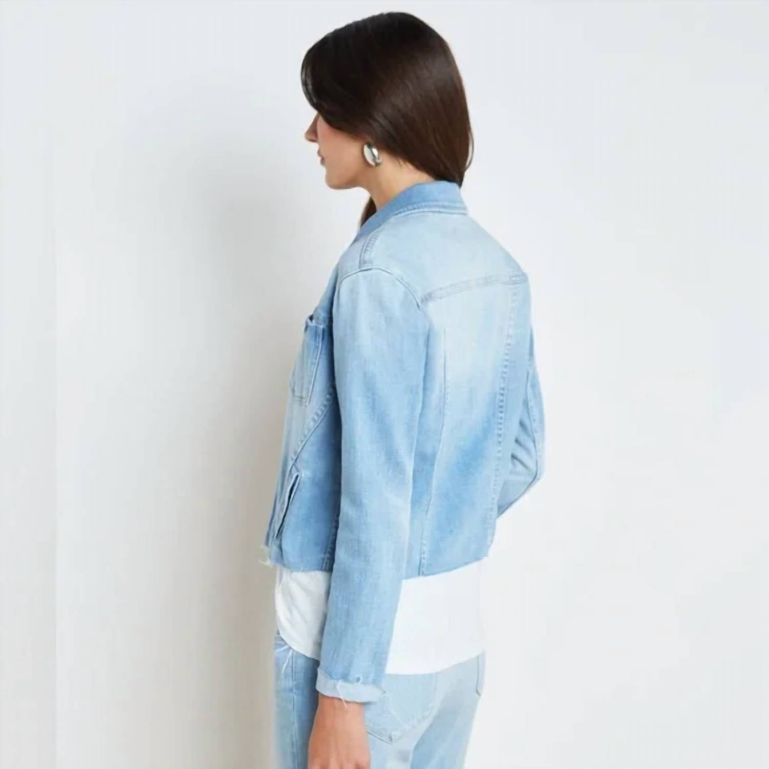 L'Agence - Janelle Slim Raw Jacket