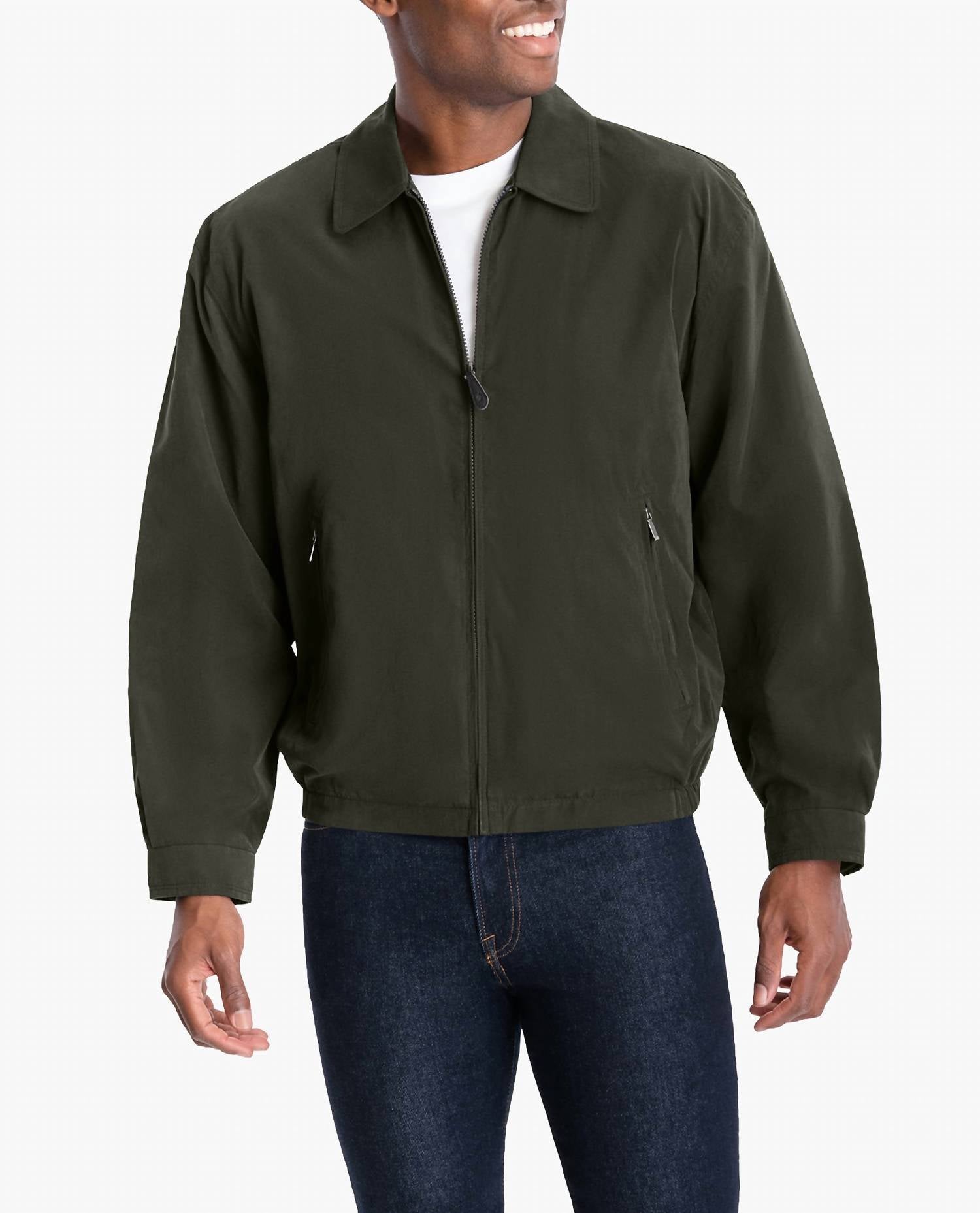 London Fog - Auburn Light Weight Zip Front Golf Jacket