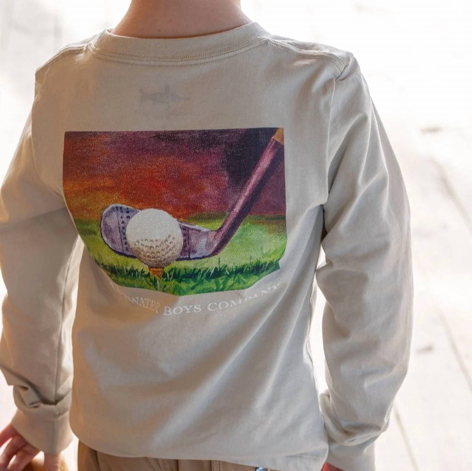 Saltwater Boys Co. - Kids' Long Sleeve Golf Balls Graphic Tee