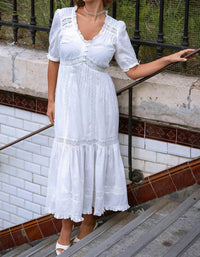 Strawberry Paris - Colette Midi Dress