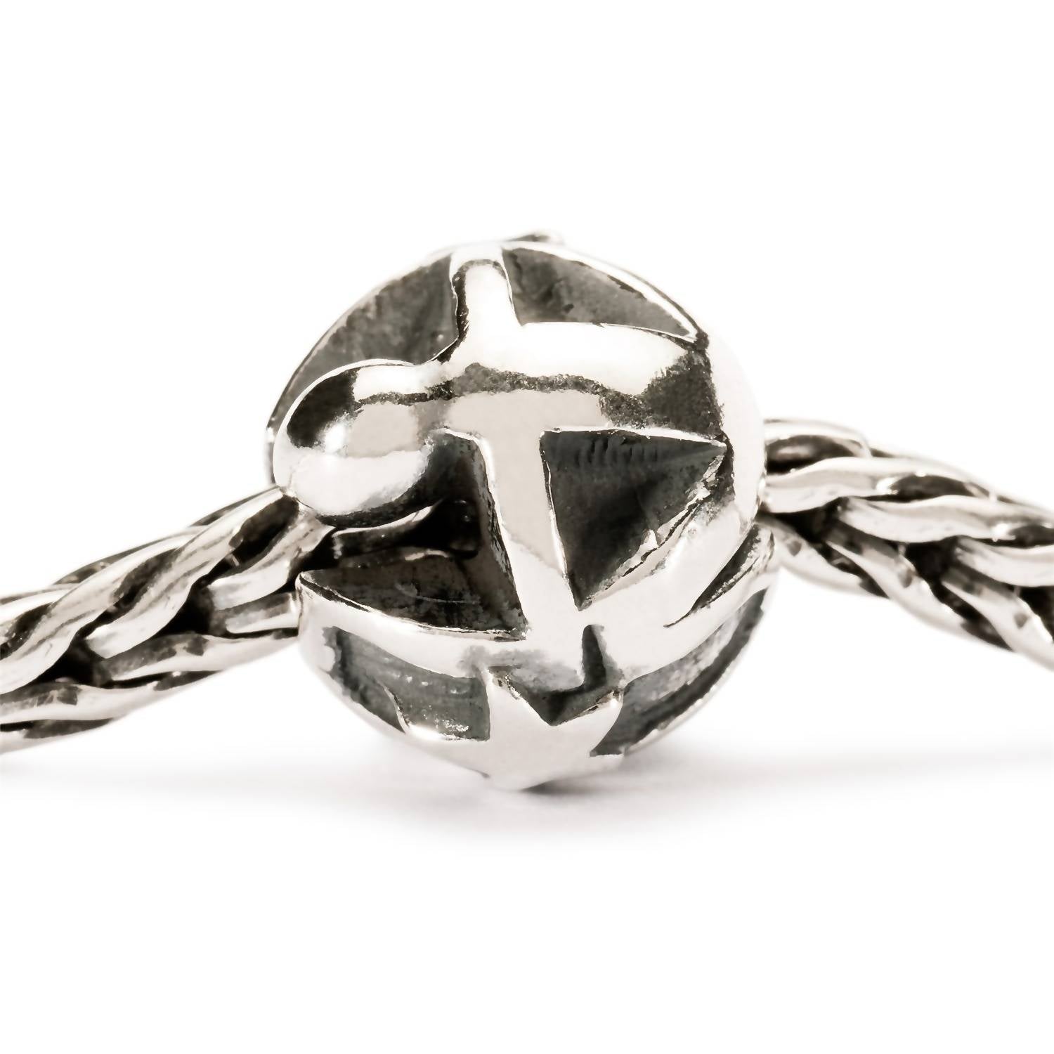 Trollbeads Gemini Sterling Bead in silver - women's jewelry - alternate view