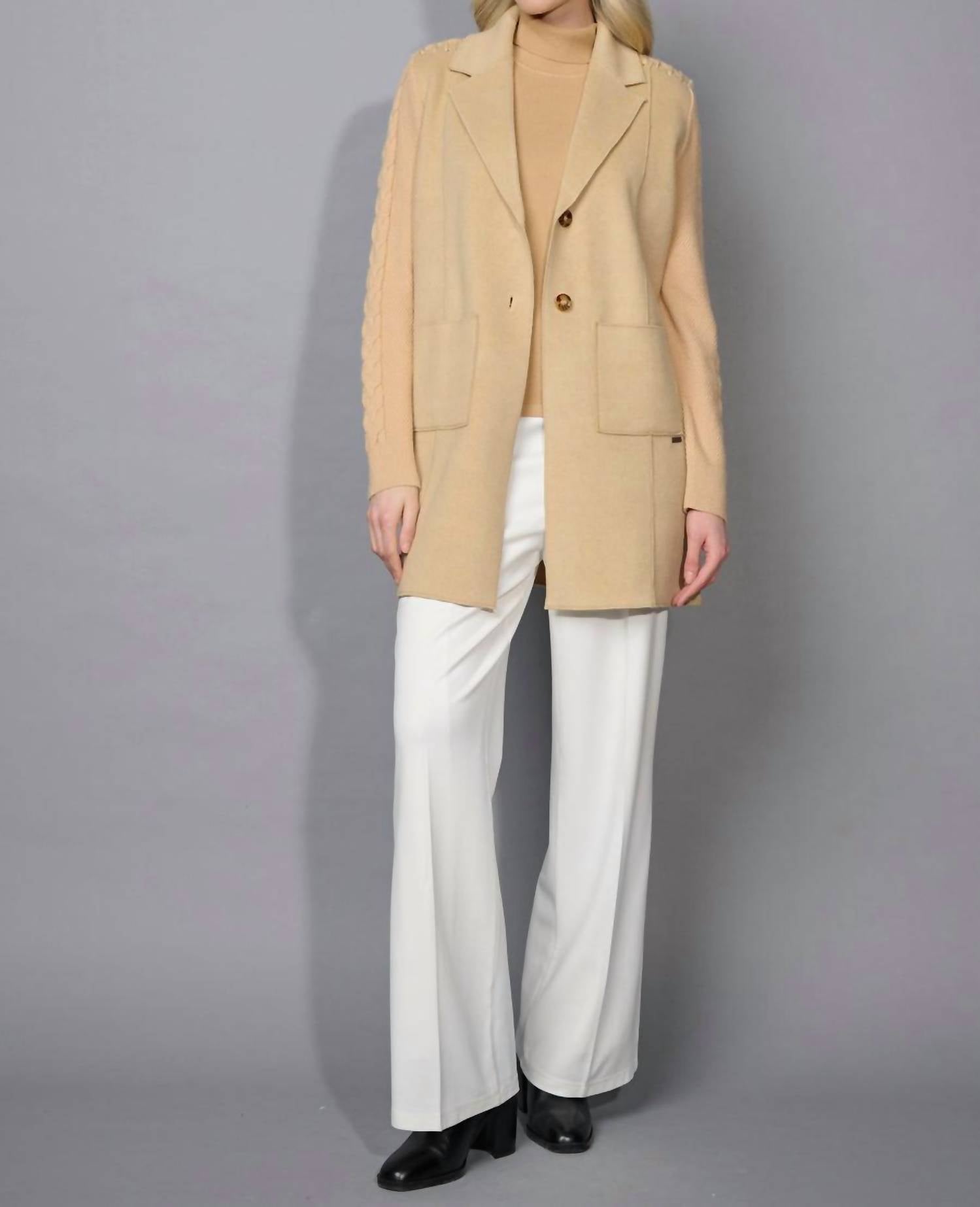 Picadilly - Sweater-Trimmed Jacket