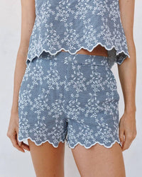 Bella Dahl - Scallop Border Catalina Short