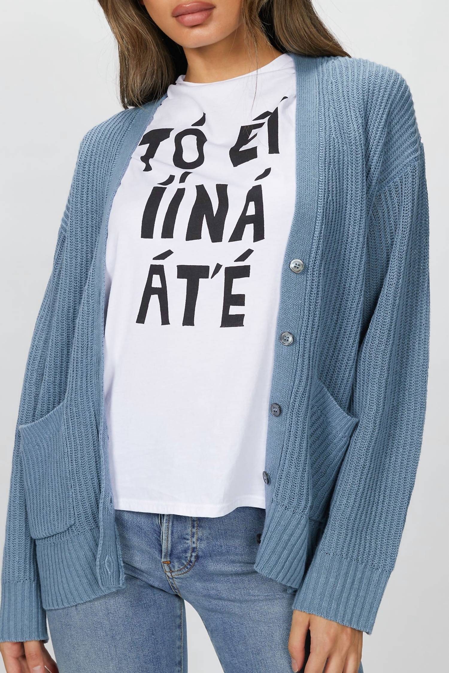 RIBBED KURT CARDIGAN
