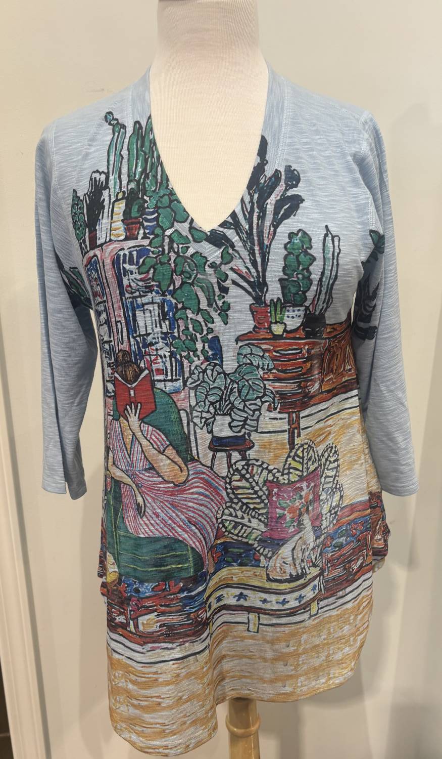 Inoah book lover sweater - women's shirt - alternate view