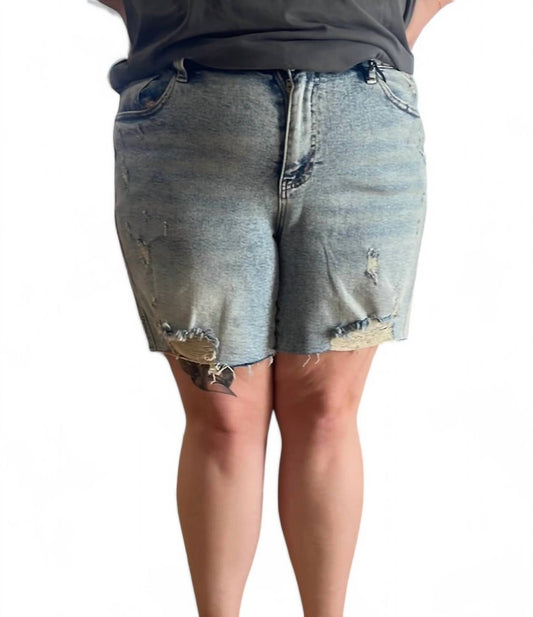 Judy Blue - PLUS SIZE BOYFRIEND SHORTS