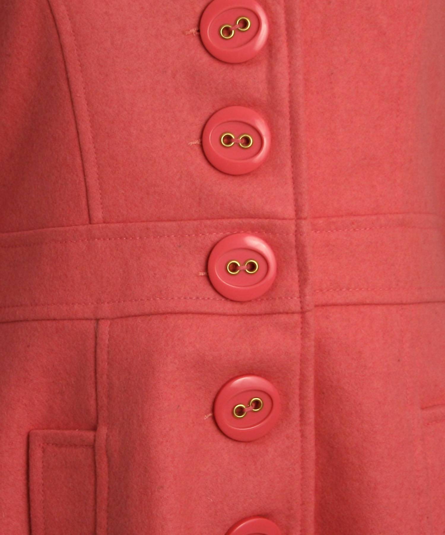 Tulle - Single-breasted Button-down Walker Coat