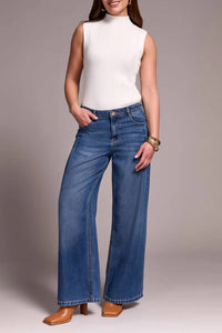 Tribal - Audrey Pleated Wide Leg Jean
