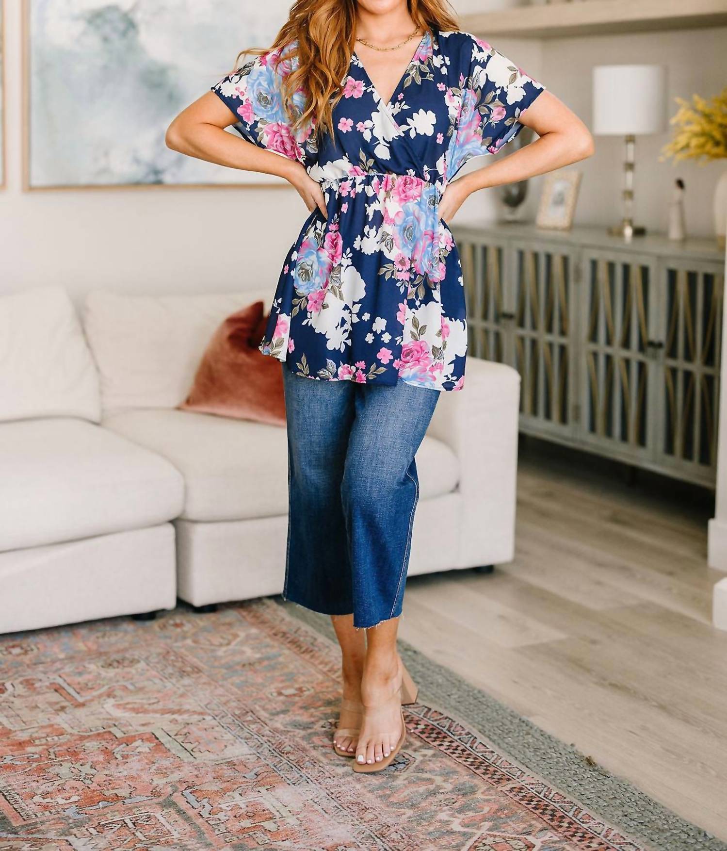Heimish Usa - Hello Hummingbird Floral Top