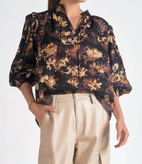 Elan - Tuscany Peasant Top