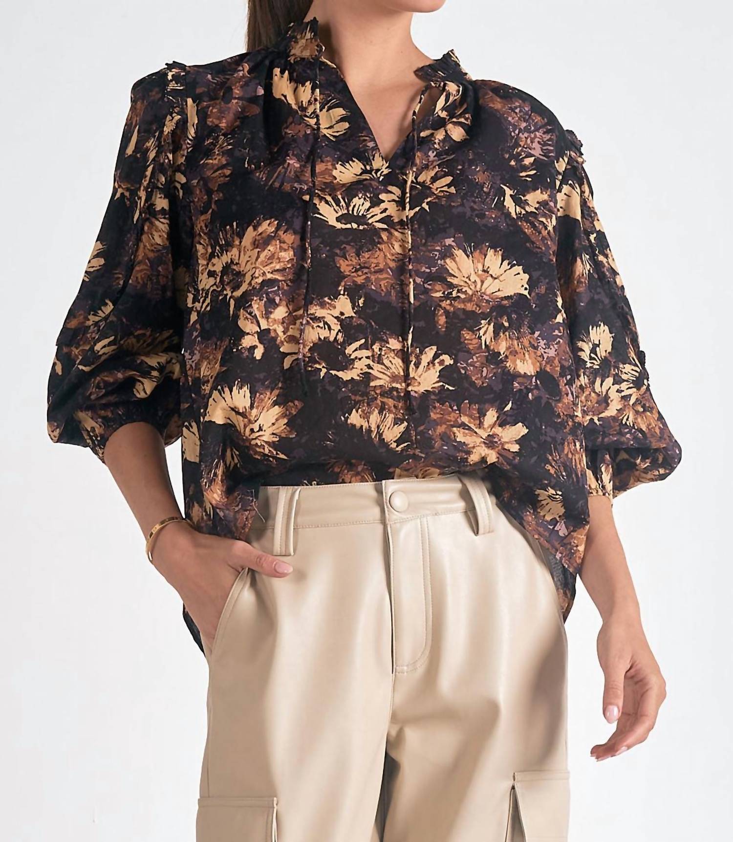 Elan - Tuscany Peasant Top