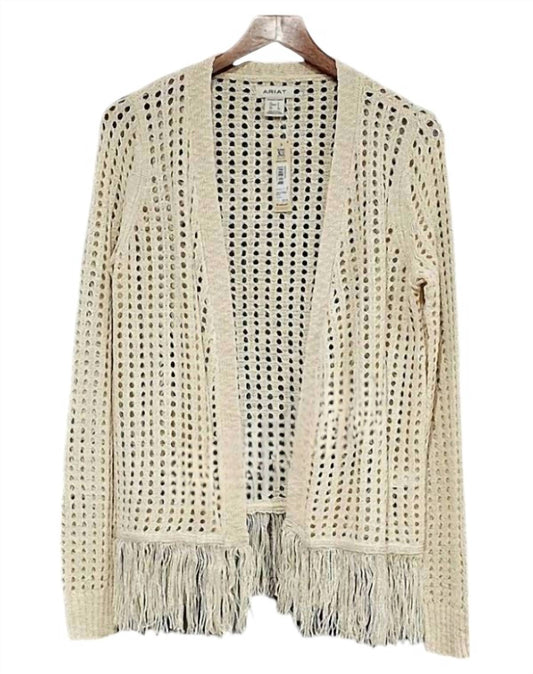 Ariat - Women's Frolic Fringe Sweater Cardigan