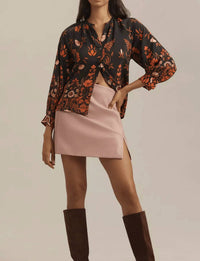 Banjanan - Leonie Button Front Top