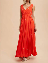 In-Loom - Cassie All Over Embroidered Maxi Dress