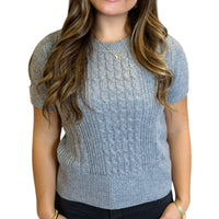 Lucy Paris - Giana Short Sleeve Sweater