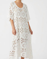 Pol - Cotton Crochet Dress