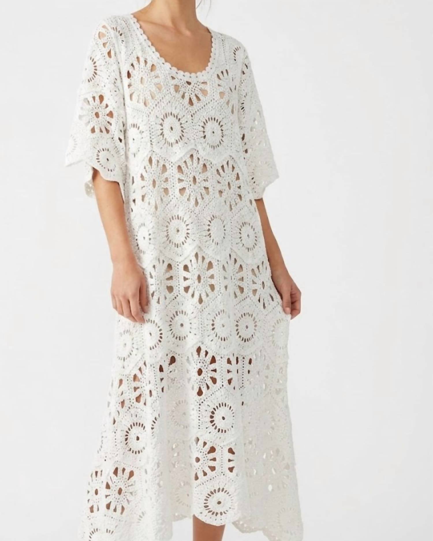 Pol - Cotton Crochet Dress
