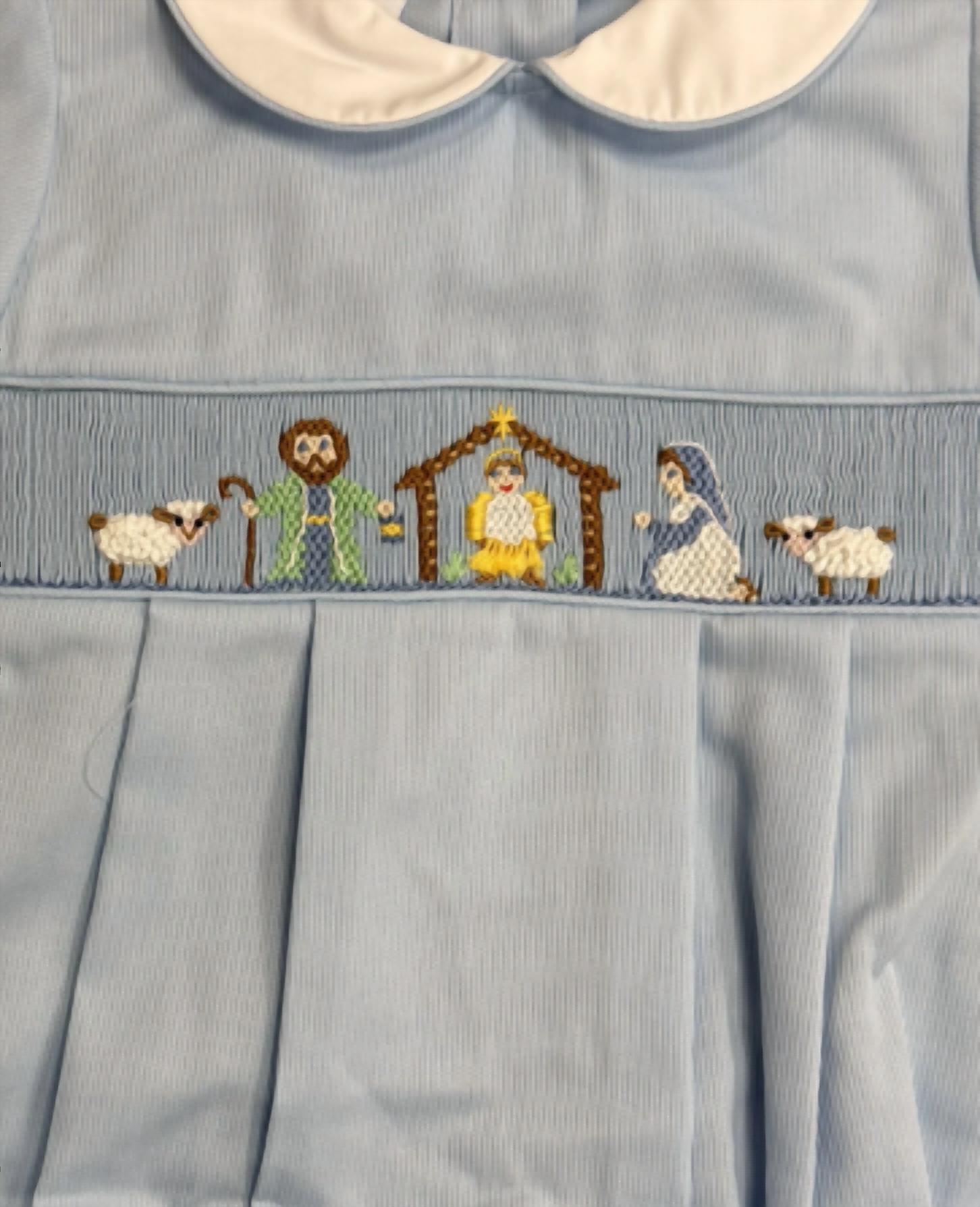 Petit Bebe - Boy's Nativity Bubble Romper