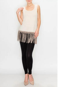 Origami - Braided Fringe Extender Tank