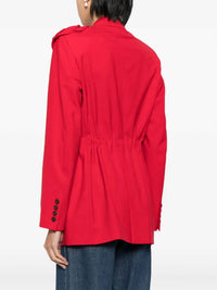 Valentino - Floral Appliqué V-neck Blazer