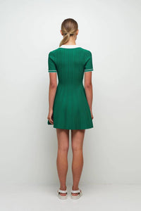 Simkhai - Page Knit Polo Mini Dress