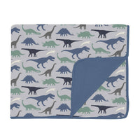 Kickee - Toddler's Dove Dino Museum Blanket