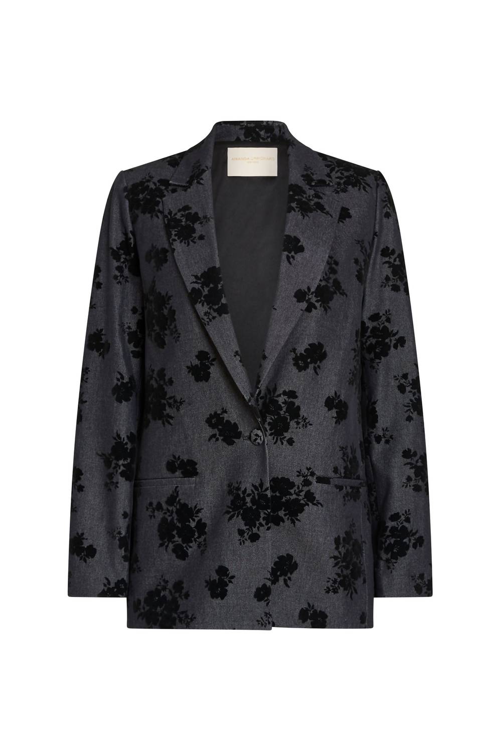 Amanda Uprichard GRADY BLAZER in indigo - women's jacket - view 7